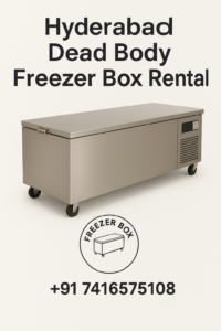 dead body freezer box rental