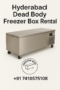 dead body freezer box rental